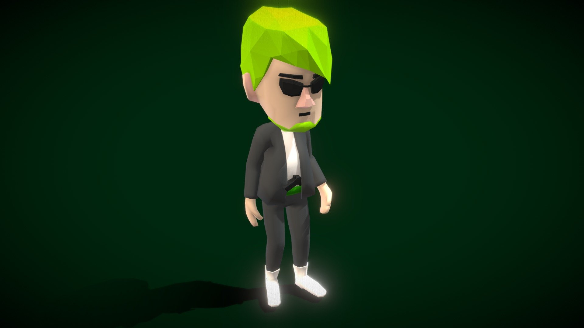 This is polys the mini cartoon character !
He is rigged bone and animations: Ilde, Walk ,Run
V5_Char 05 : 1319 polys/1299Vert/2408Tris
Let him at it! - V5 Char05 - Buy Royalty Free 3D model by V5 (@sakurav) 3d model