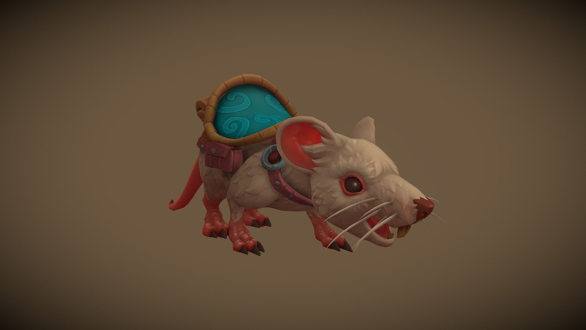 Stylized character for a project.

Software used: Zbrush, Autodesk Maya, Autodesk 3ds Max, Substance Painter - Stylized Fantasy Rat Mount - 3D model by N-hance Studio (@Malice6731) 3d model