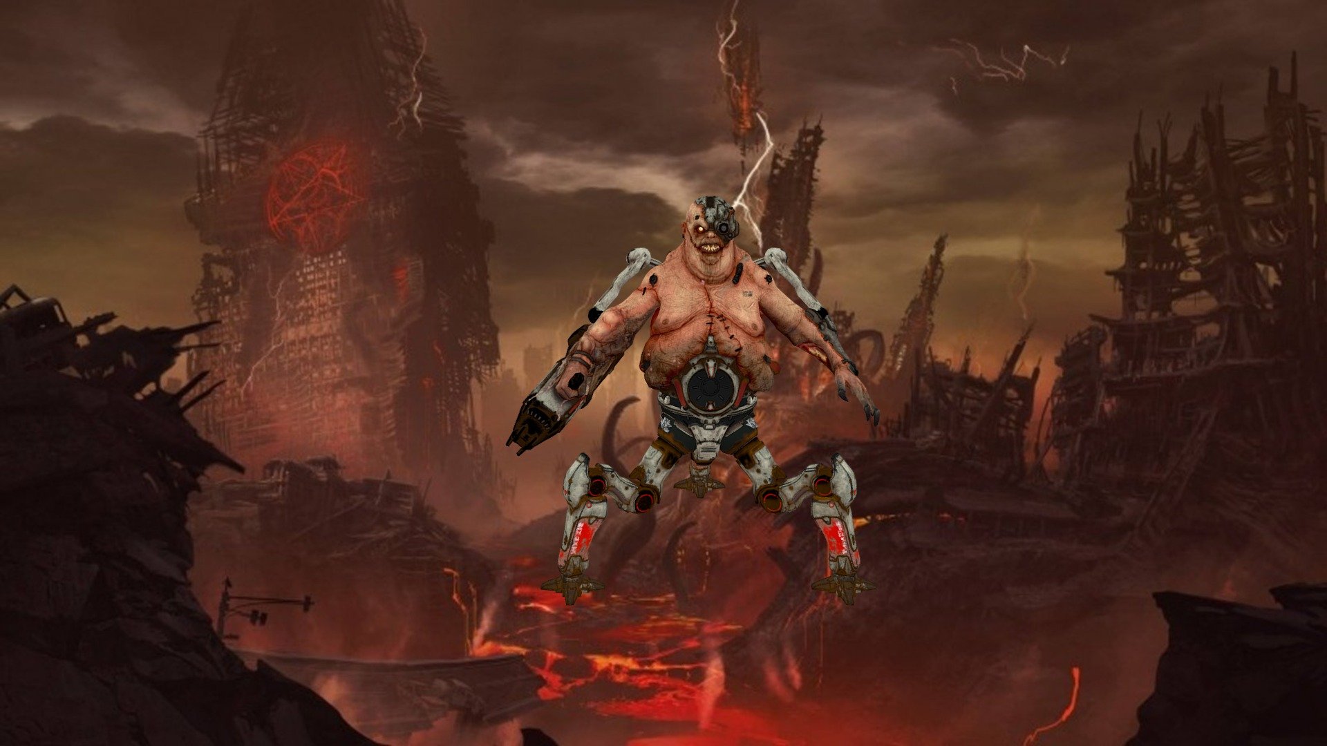 The Carcass from Doom Eternal 3d model