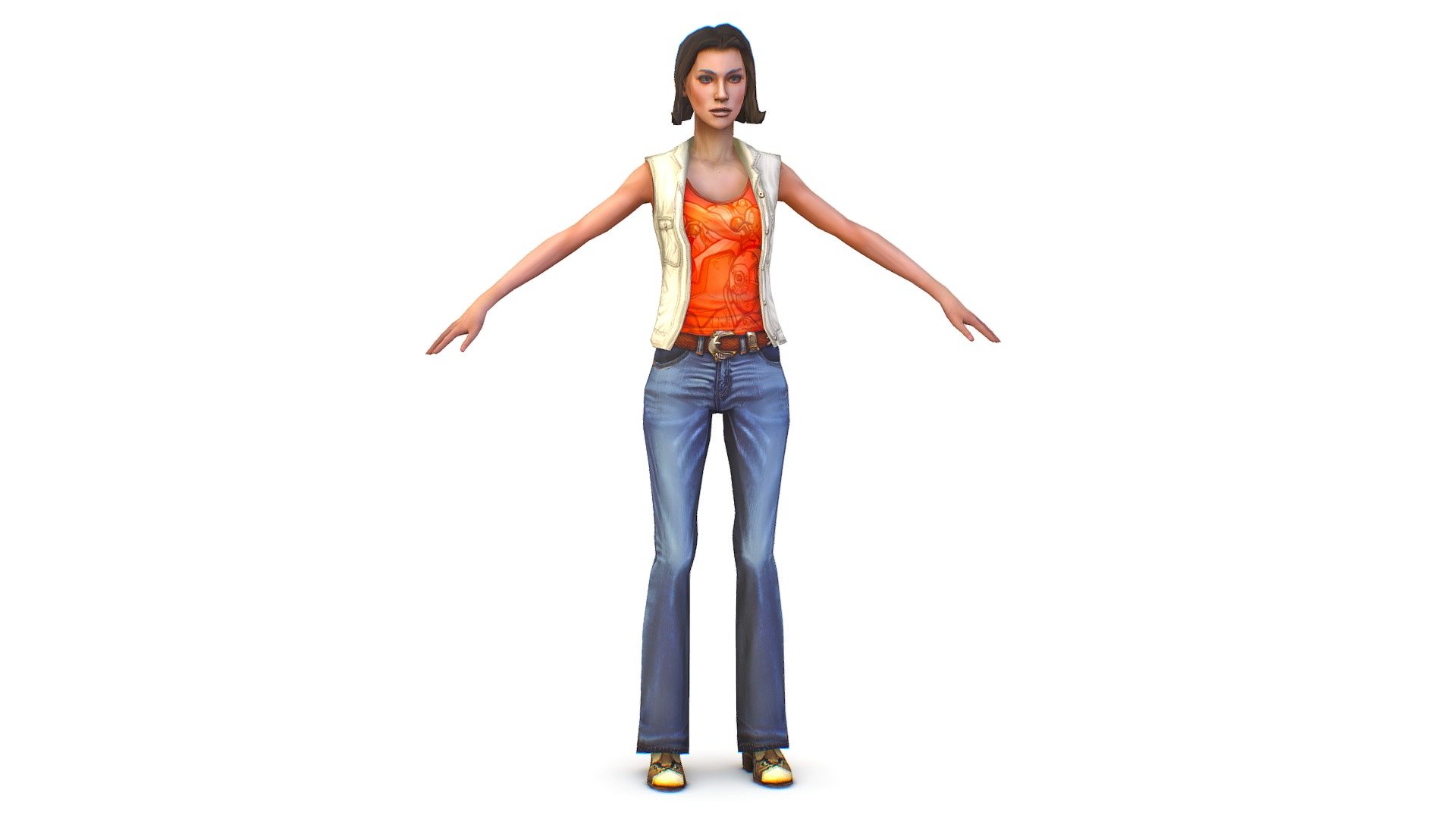 1 color textures 4096x4096

2100 poly count


3dsMax / Maya file included




Support me on Patreon, please - https://www.patreon.com/art_book


 - A young girl in In jeans and a vest - Buy Royalty Free 3D model by Oleg Shuldiakov (@olegshuldiakov) 3d model