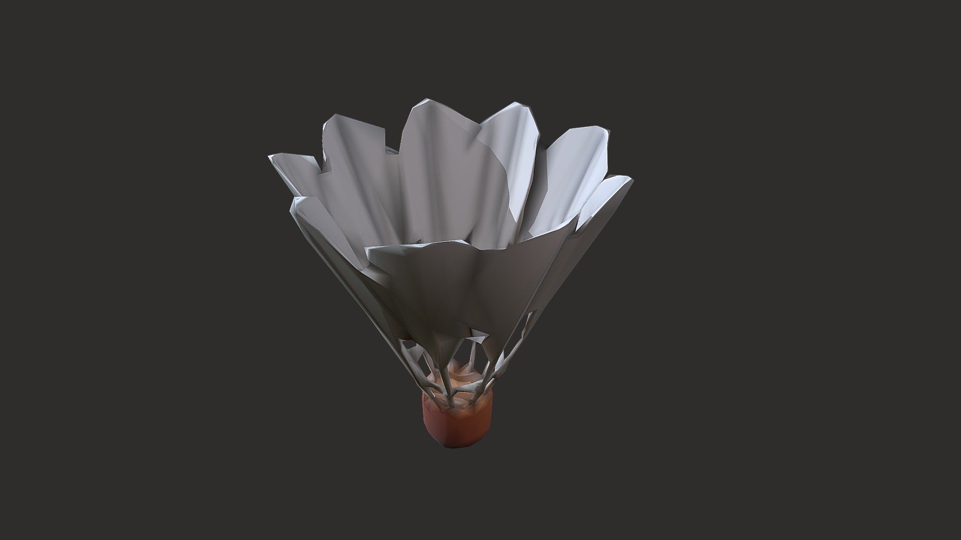 Shuttlecock_final - 3D model by McClatchy (@miamiherald) 3d model