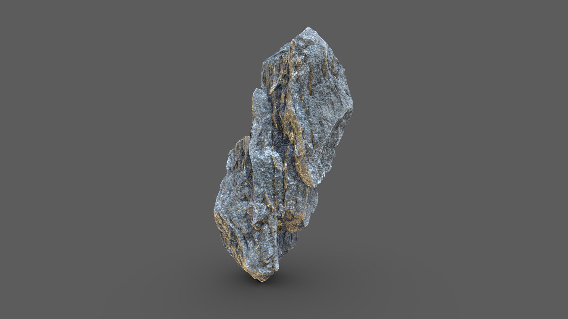 Rock 7_7 low poly

Topology: Tris

Polygon count: 6994

Vertices count: 3499

Textures: Diffuse, Normal, Specular, Glossiness, Curvature, Height, Ambient Occlusion ( all in 4k resolution)

UV mapped with non-overlapping

All files are zipped in one folder. Contains 3 file formats obj, ma &amp; fbx

Useful for games, renders, background scenes and other graphical projects 3d model