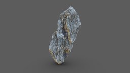 Rock 7-7 landscape, terrain, exterior, hill, mountain, cliff, ready, game, pbr, low, poly, stone, rock, environment