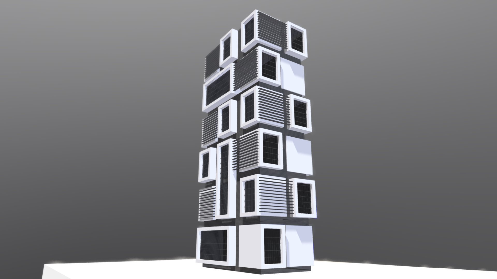 Futuristic building; sleak, chic and MOEdern 3d model