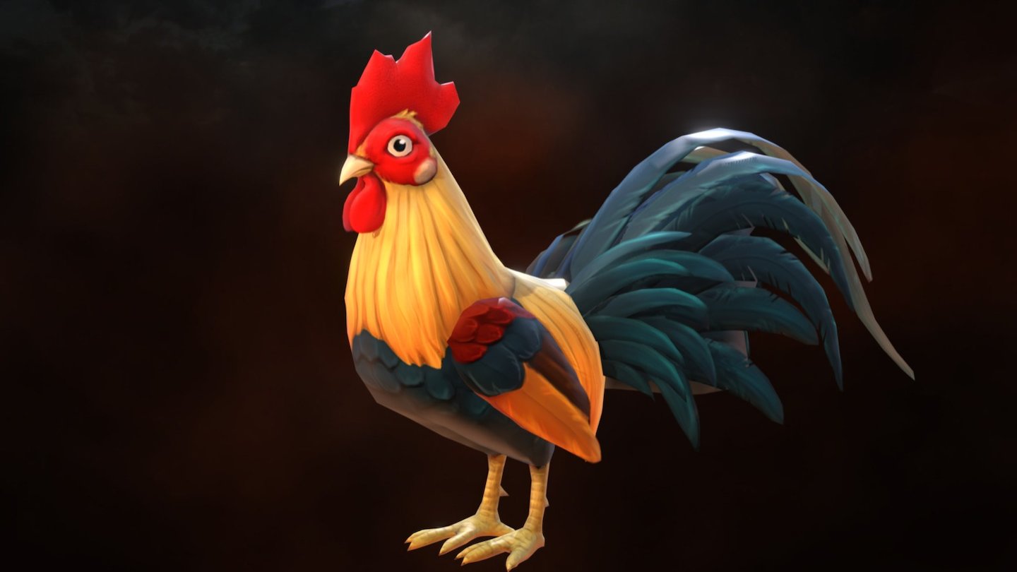 Free lowpoly Rooster, enjoy! Happy New Year :D - 2017 Year of the Rooster - Download Free 3D model by Sarath K (@sarath.irn.kat005) 3d model