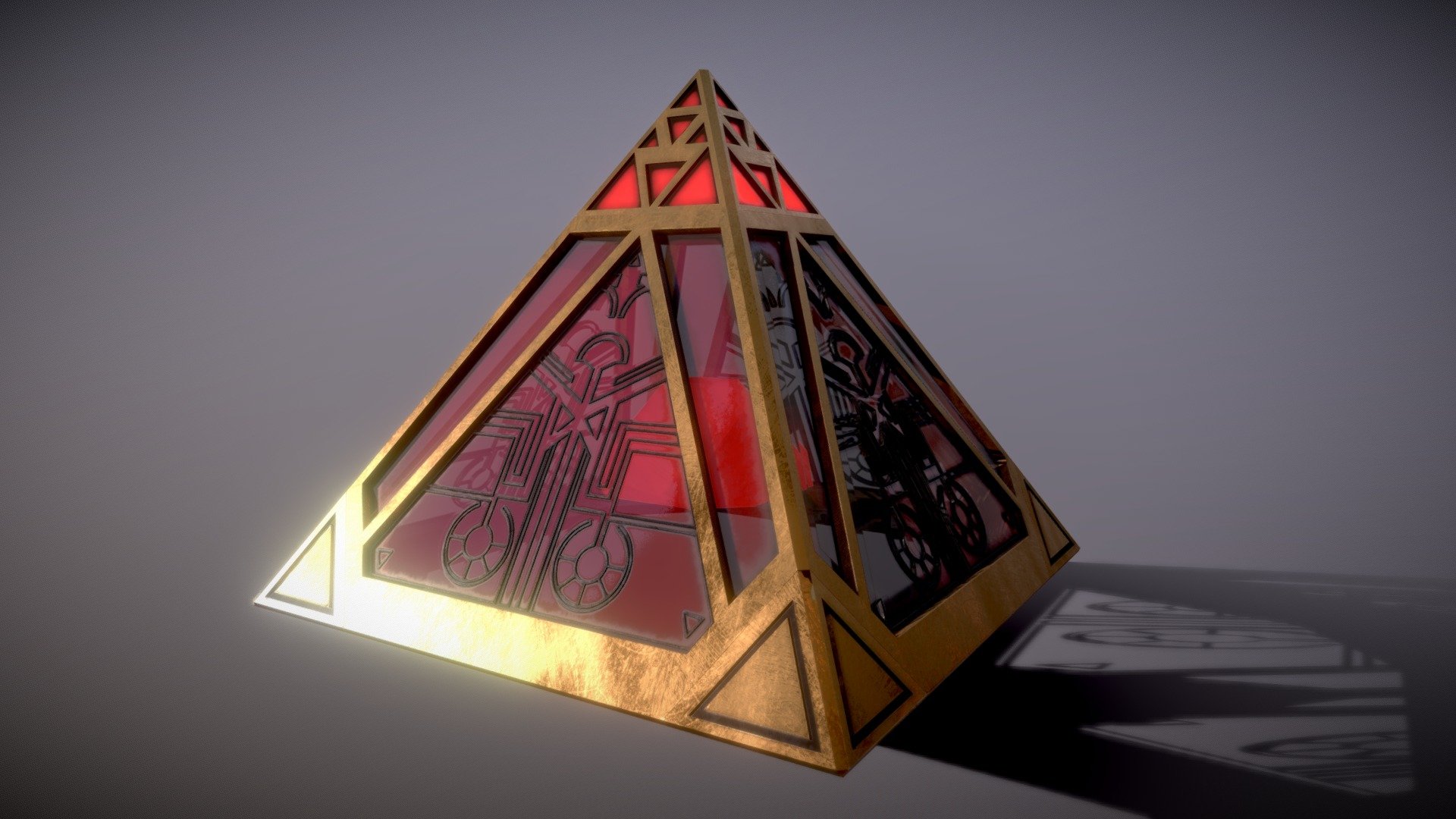 This is my latest version of my sith holocron model. This one has better textures, mesh and is rigged and animated. Yes, its 4 sided and not 3 like in rebels, but 3 sided would just be a pain to make.

 - Sith Holocron - Download Free 3D model by Flikd Design (@Flikd_Design) 3d model