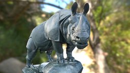 Rhinocéros in Orsay museum, Paris paris, smart3dcapture, acute3d