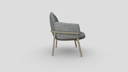 Designer Chair 01b office, room, archviz, sitting, prop, furniture, substancepainter, substance, livin