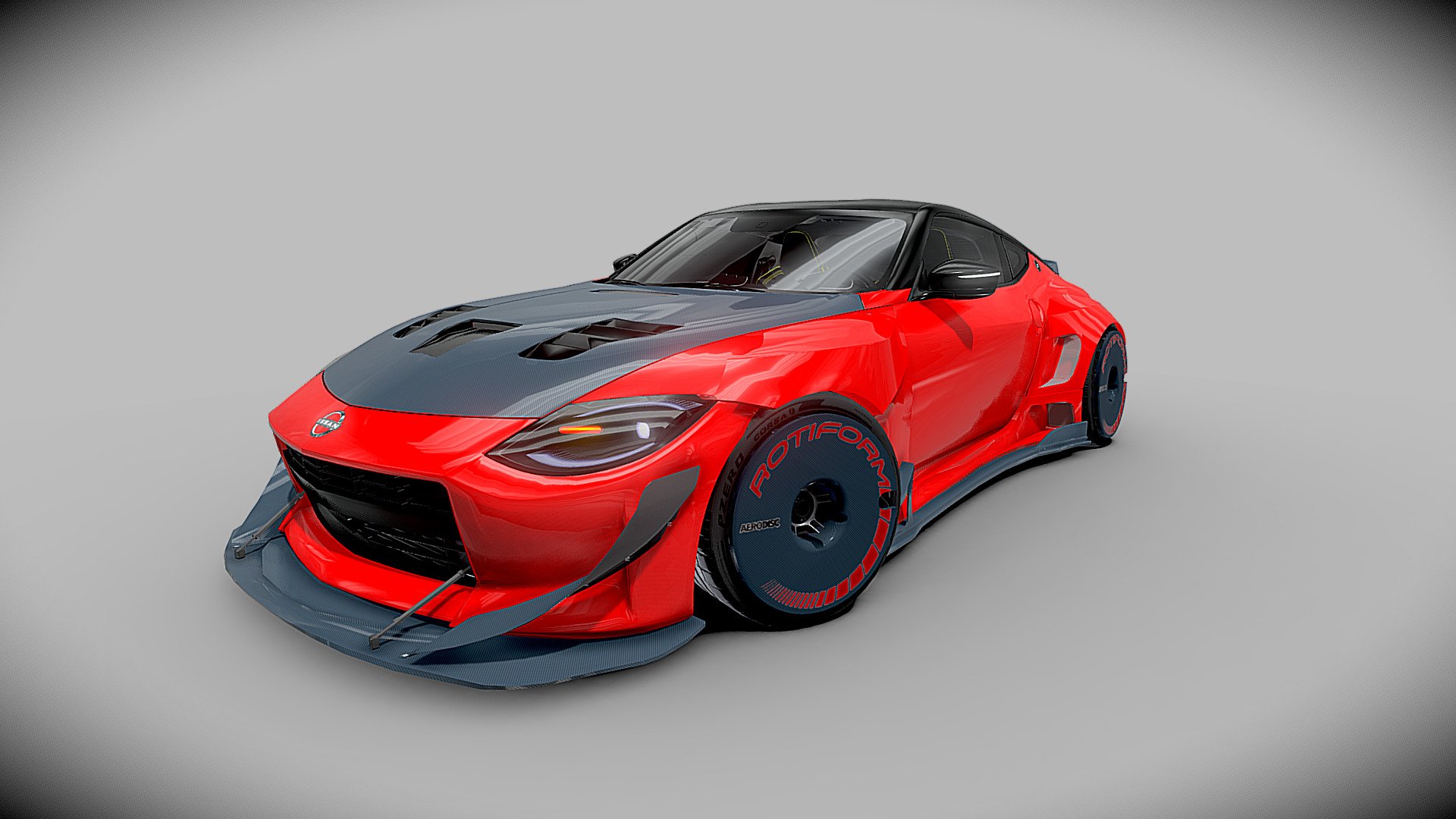 After this build i will be working on a 400z hycade bodykit edition - Nissan 400z - Variant - 3D model by OGL (@GaryLim) 3d model