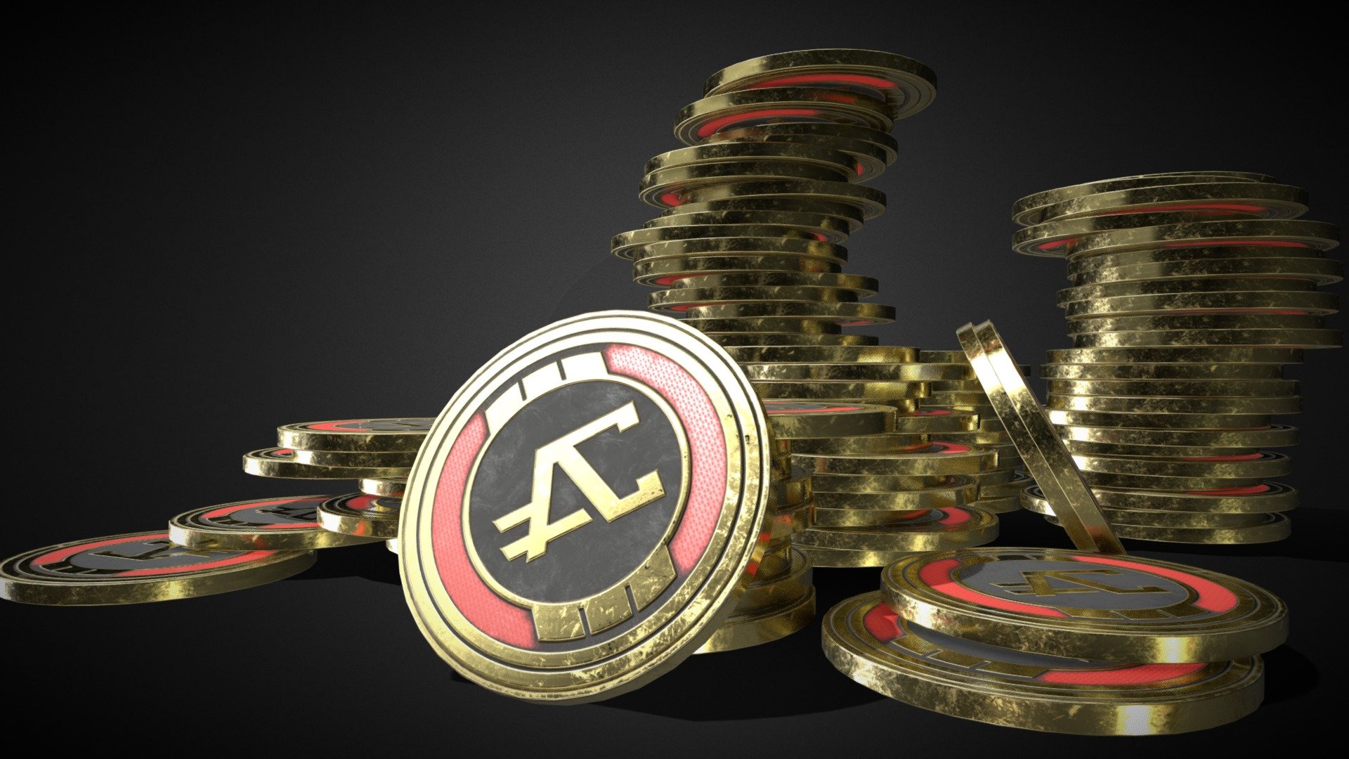 Apex Coin I made in free time. (time estimated 3h)
Seriously, wish I can just make real coins like this XD - 100 Apex Coins - Download Free 3D model by QuangCao 3d model