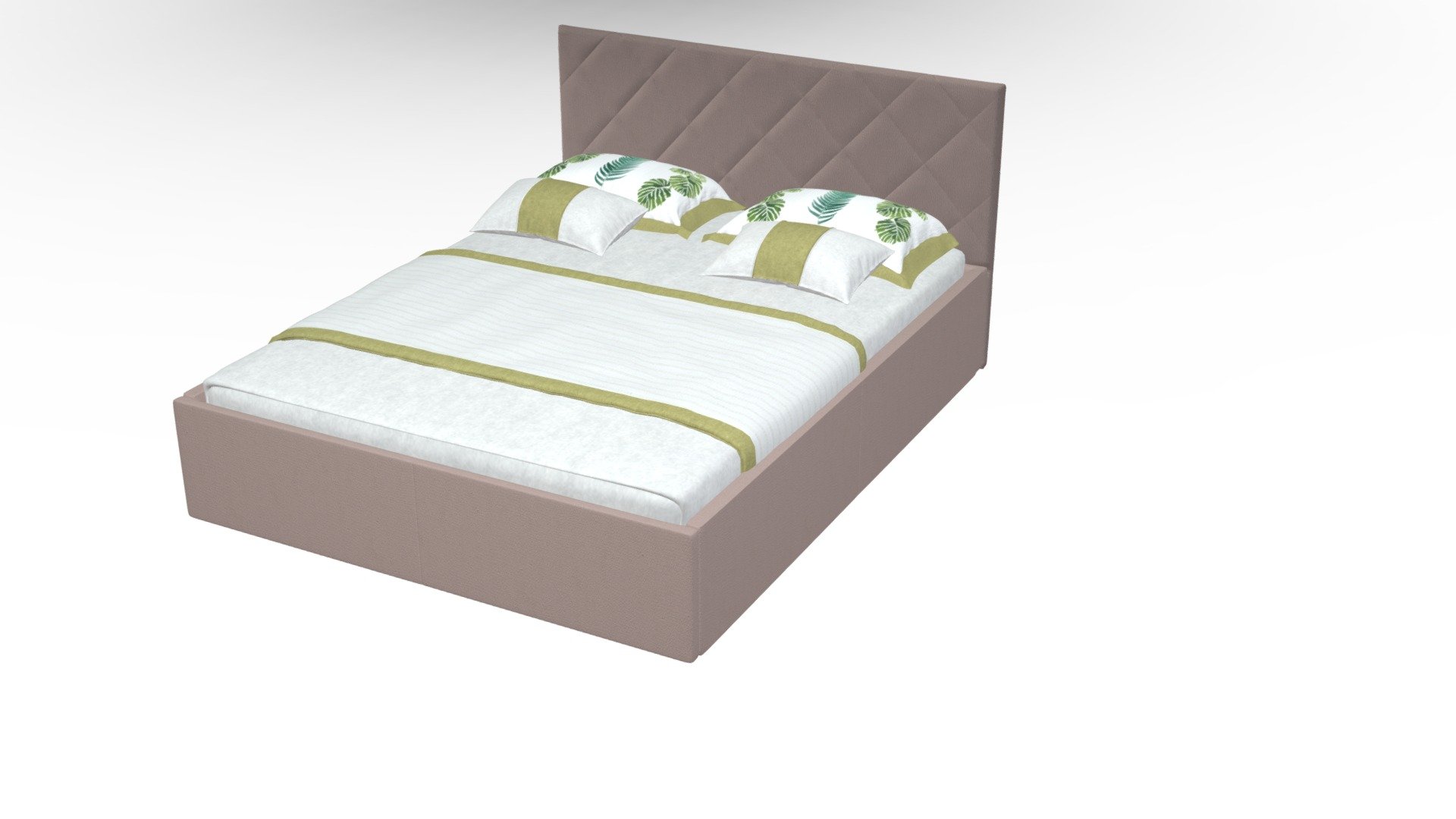 Bed Riza - Bed Riza - Download Free 3D model by Эльба Мебель (@elba) 3d model