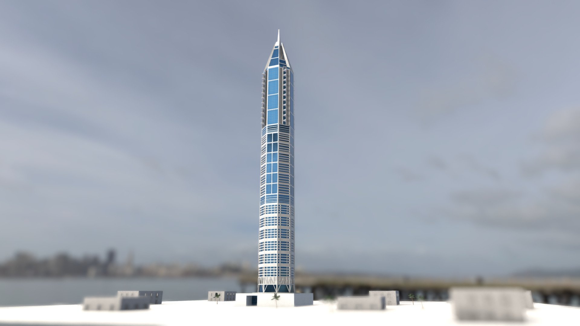 23 Marina Tower is skyscraper located in Dubai, United Emirates Arab. Low Poly 3D model ready for Augmented Reality, Virtual Reality and Video Games. PBR Textures with 2K resolution. Modeling in Blender and textured with Substance Painter.

If you need some modification for this 3d model just contact us or email to cuankiproduction@gmail.com. Hope you like this 3d model. Thank you! - 23 Marina Tower - Buy Royalty Free 3D model by cuankiproduction 3d model