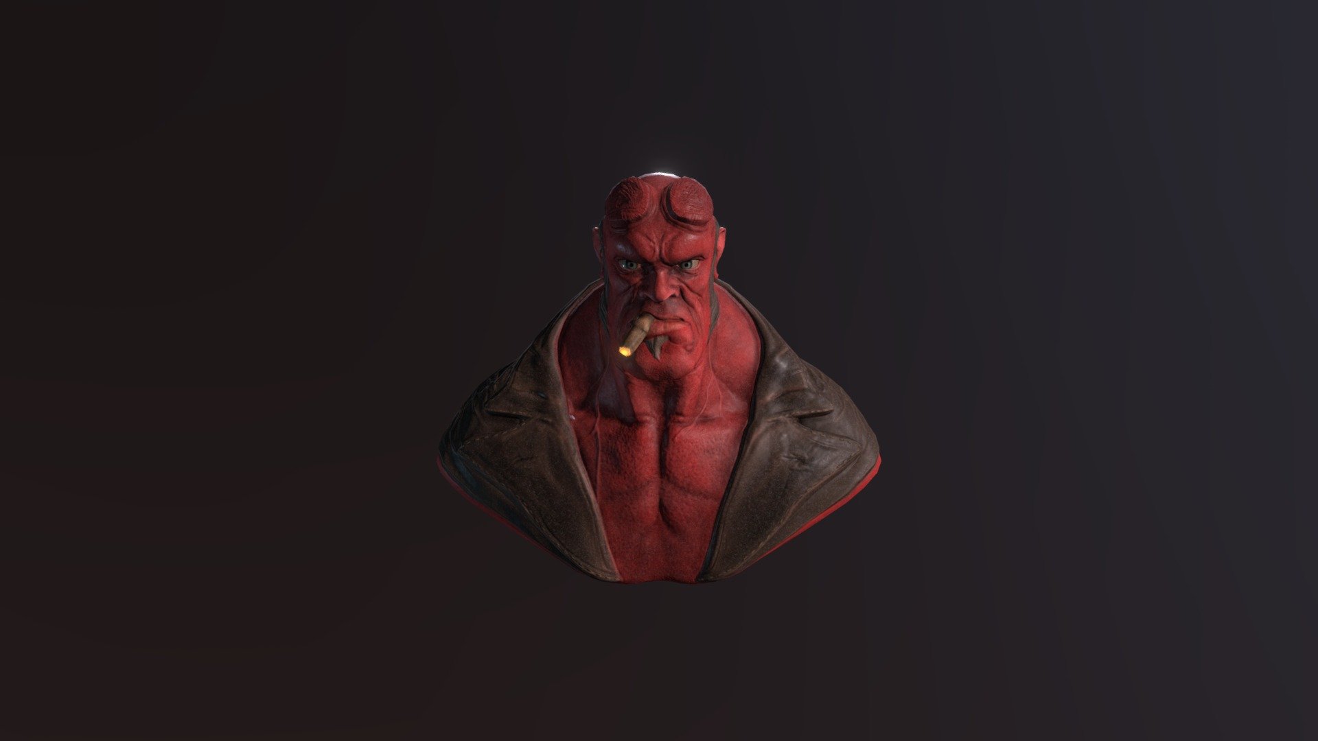 Hellboy - 3D model by Pandora Games (@pandora-games) 3d model