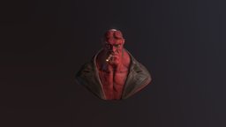 Hellboy hellboy, substancepainter, substance