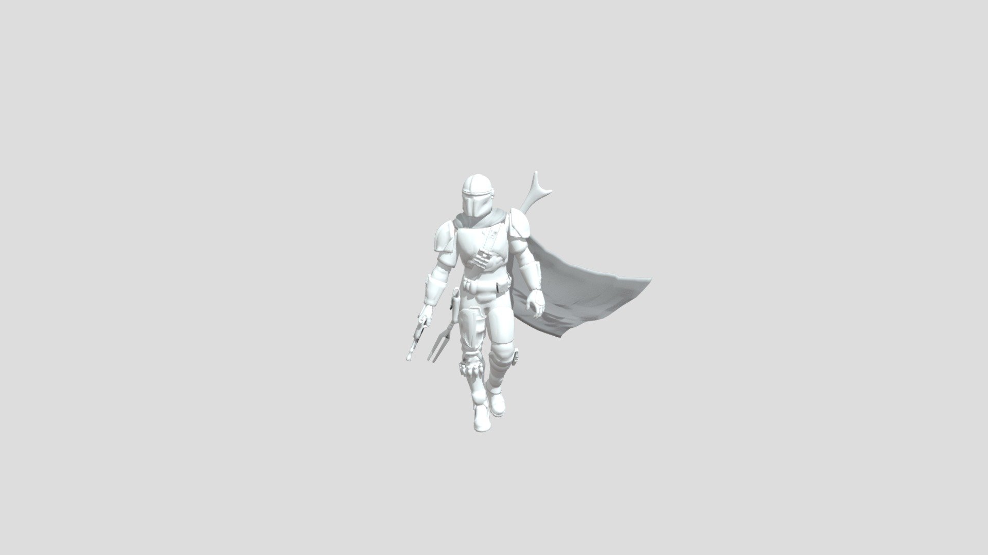 this is the Mandalrian this is the best try it out for free! - The  Mandalorian-Fortnite - 3D model by Darren44 3d model