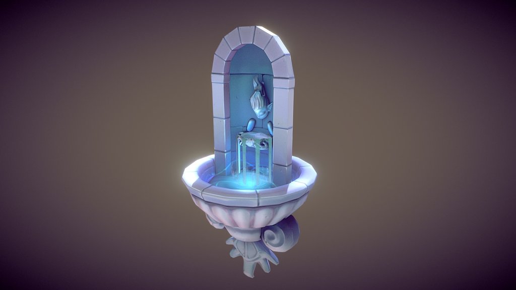 Floating fountain for the hand painted rock challenge.

Textured in Photoshop.

Published by 3ds Max - Fountain 3d model