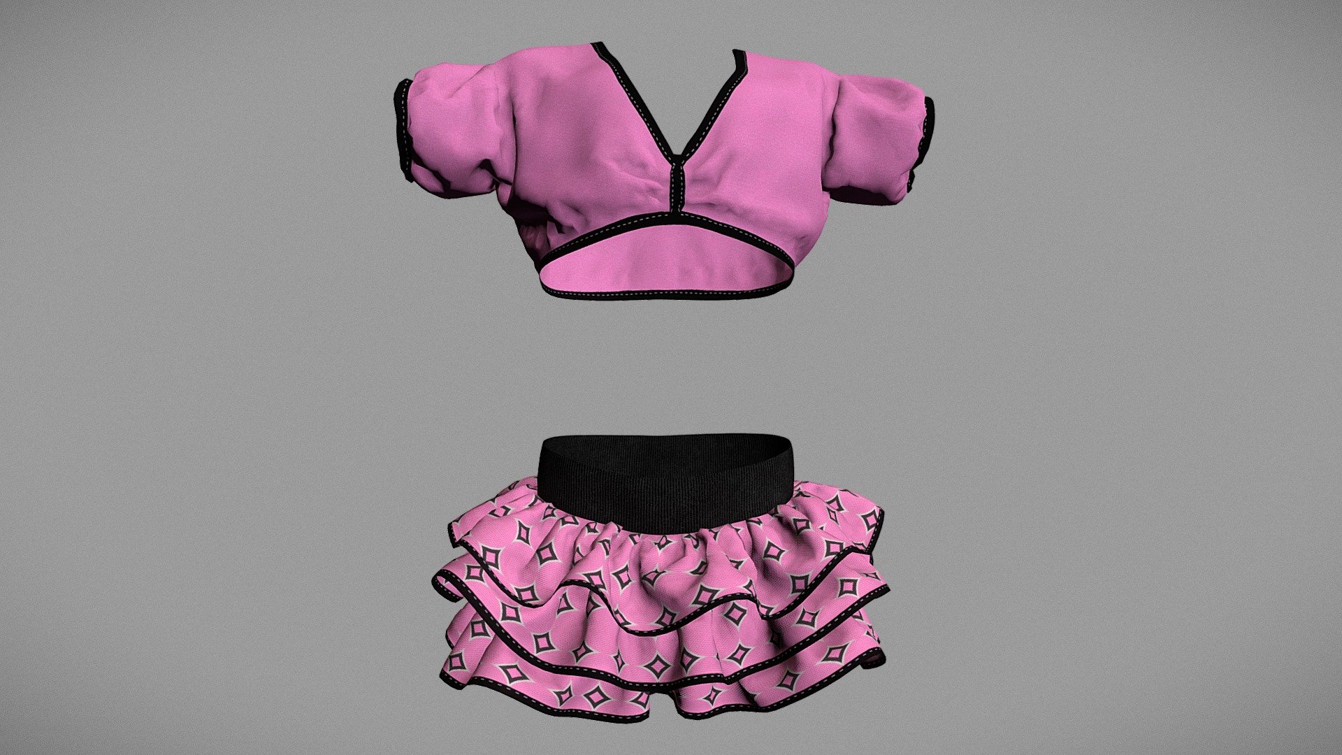 2019 NFTS Motion Capture project

Outfit was made and simulated in Marvelous Designer 

Wath here https://youtu.be/-pPbgvLnQKY - Operation Tea Party - outfit - Download Free 3D model by snorriholm 3d model