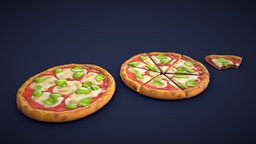 Stylized Margherita Pizza food, toon, restaurant, realtime, pack, italy, vr, stylised, snack, fastfood, pizza, delivery, cheese, restaurante, foods, unrealengine, pizzeria, vrchat, foodtruck, cheesy, pizzas, margarita, mozarella, food-and-drink, junkfood, deliveryservice, pizzashop, pizza3d, unity, cartoon, asset, blender, pbr, stylized, pizzeriasimulator, pizzaria, margaretha, pizzaslice, pizzasimulator, "noai", "magherita"