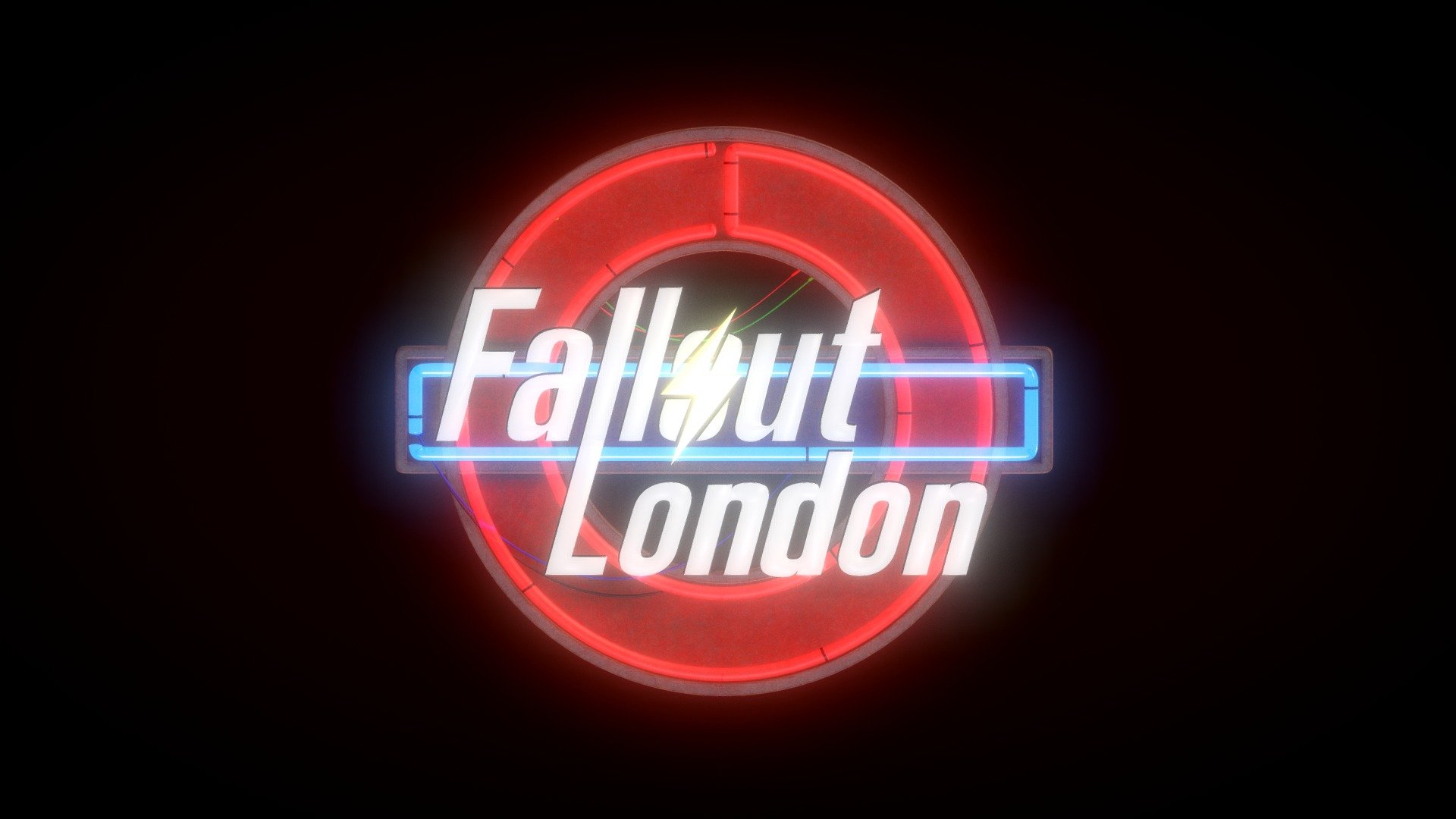 (Optimised HP version) - Fallout: London Logo - 3D model by C3D (@3delight) 3d model