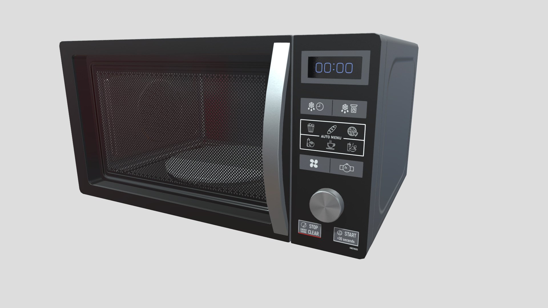 Microwave - 3D model by 00Laboratories 3d model