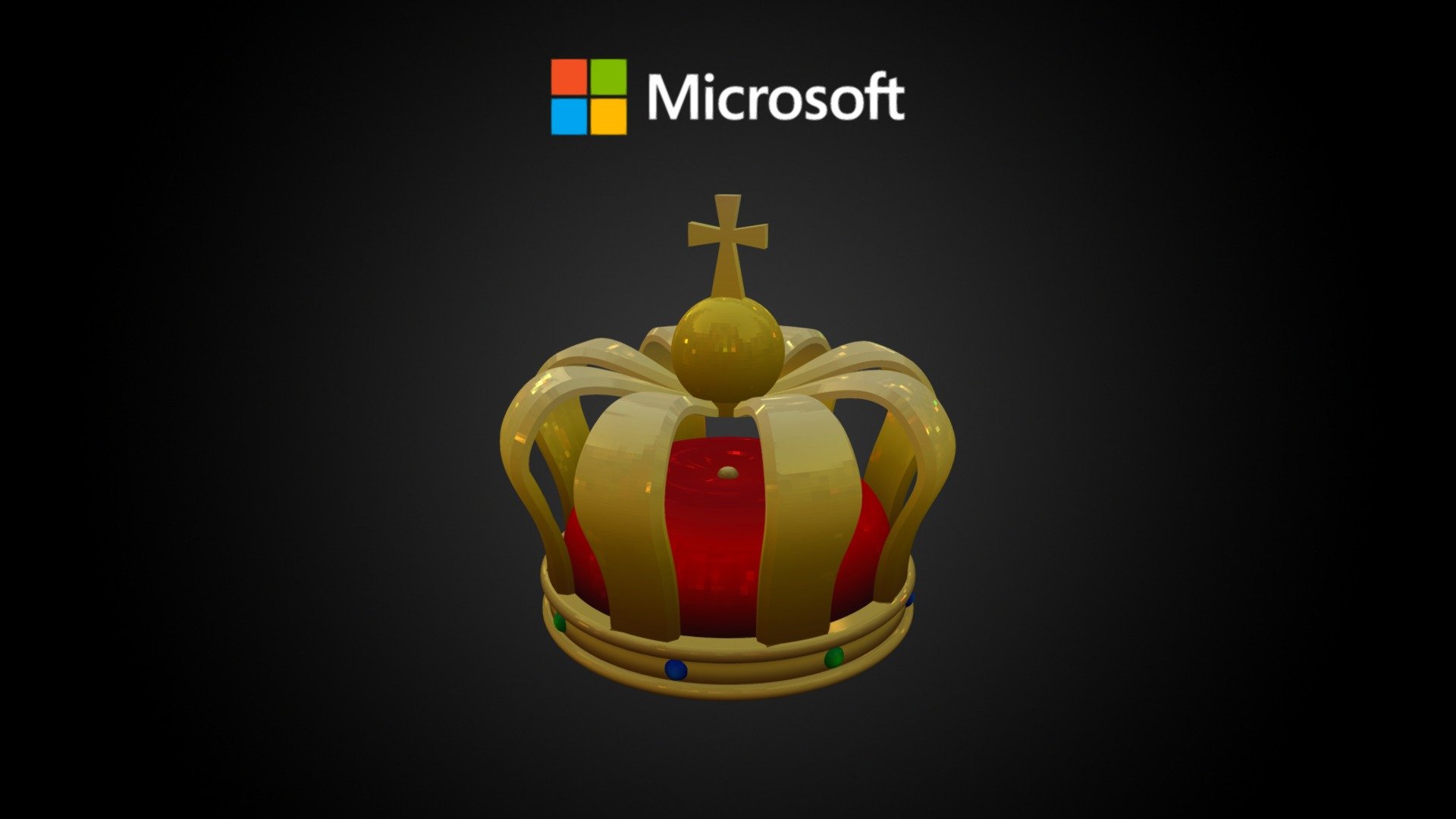 The crown is one of the most ancient symbols of authority 3d model