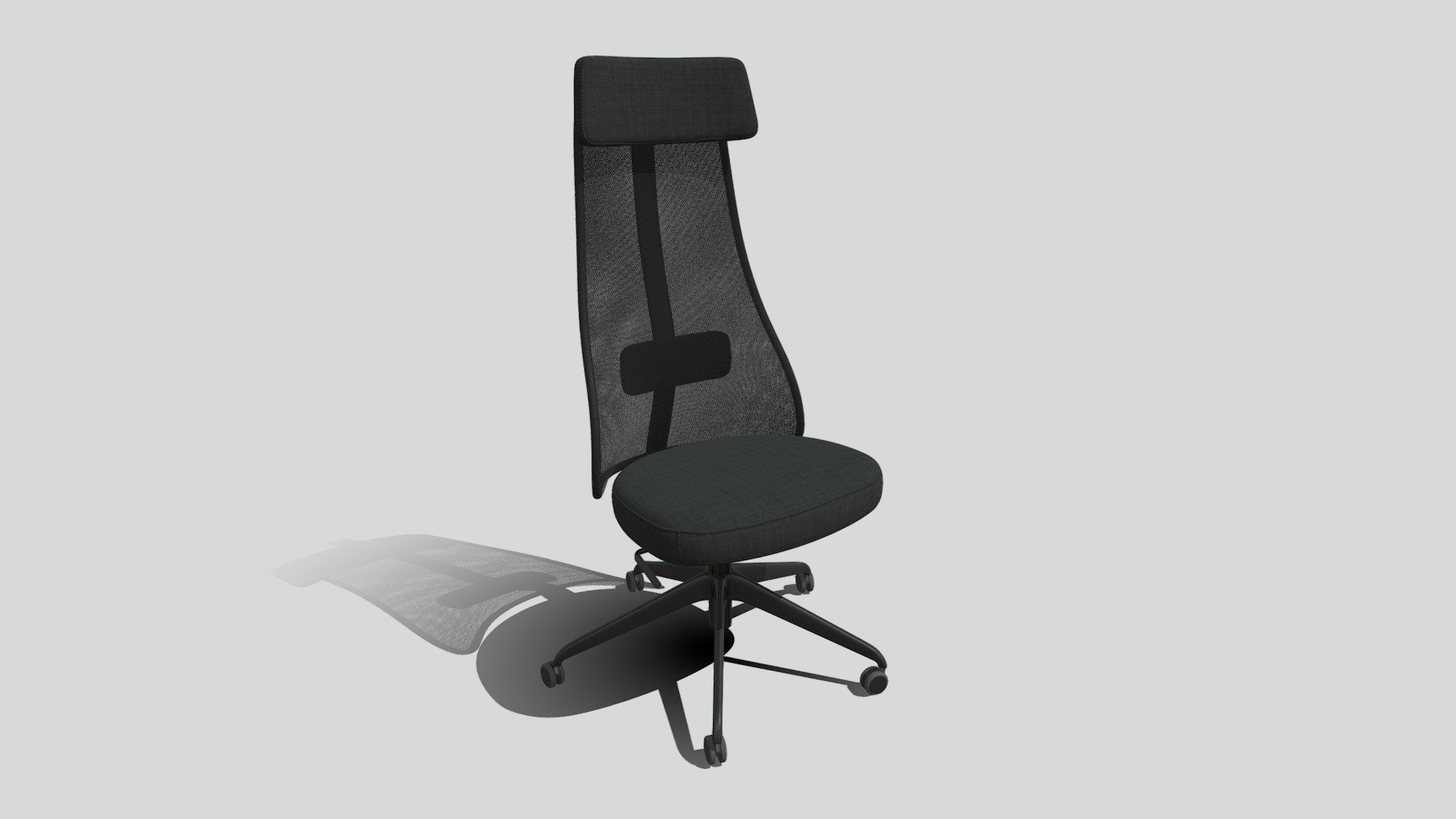 A fairly accurate representation of an office chair from everyones favourite flat-pack furniture company.

Modeled to real world scale for use in arch-viz 3d model