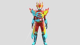 Kamen Rider Saber ElementalDragon kamenrider, tokusatsu, charactermodel, character