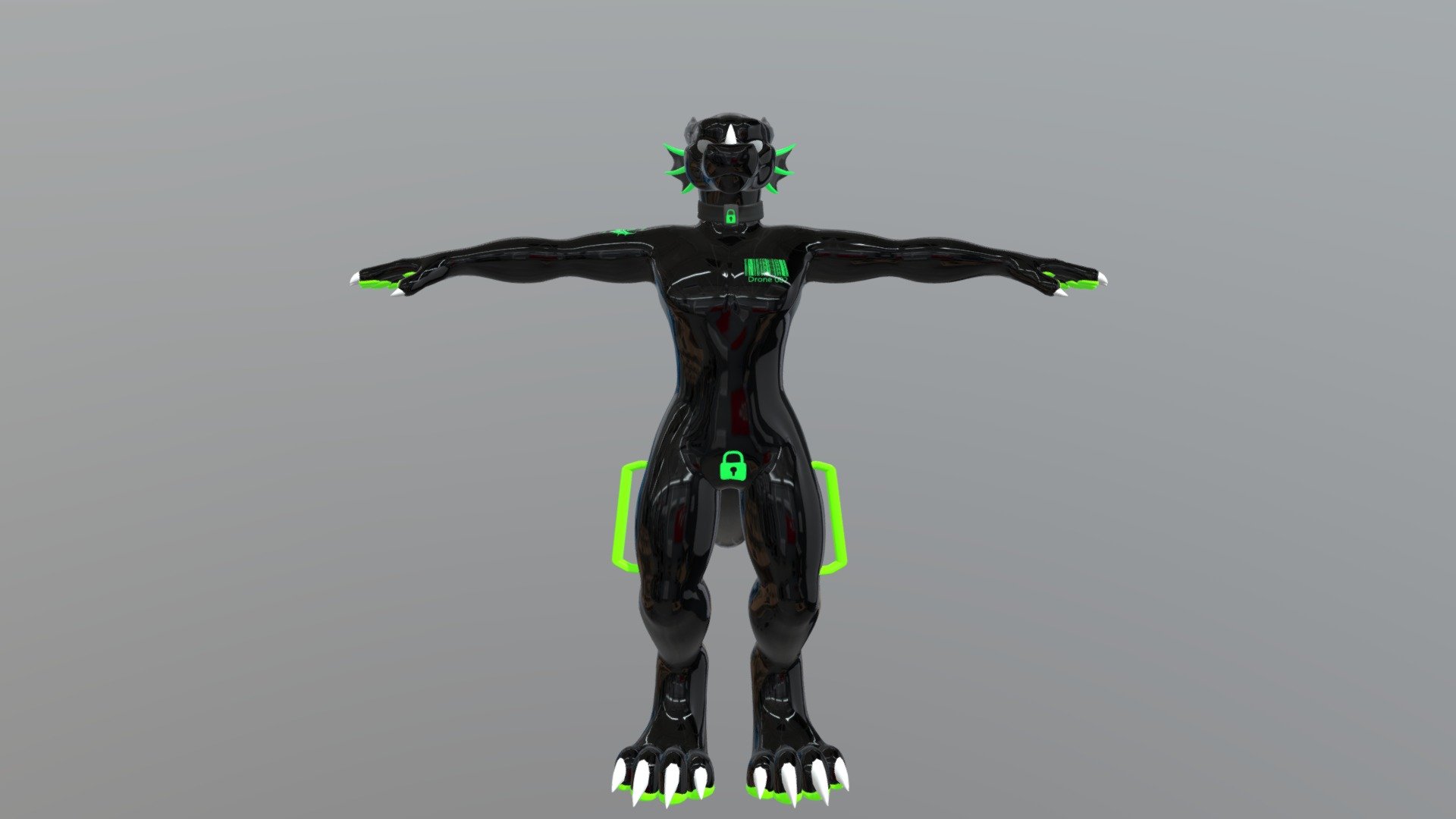 here is my latest creation:
The Rubber Dragon Drone

this model is maked on VrChat SDK3
it gives in green, orange, red, purple
and as female and male

you can find it in volgender VrChat world:
https://vrchat.com/home/world/wrld_df09c9f0-793f-40b2-9f92-9bd06676ab50

or you can become part of our community:
https://discord.gg/WJt9GmPU3z
 - Rubber Dragon Drone - 3D model by Razeicrum (@Razeicrum1589) 3d model