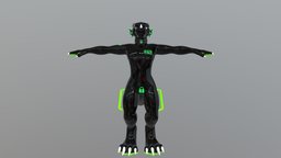 Rubber Dragon Drone avatar, drone, vr, rubber, furry, vrchat, unity, unity3d, dragon