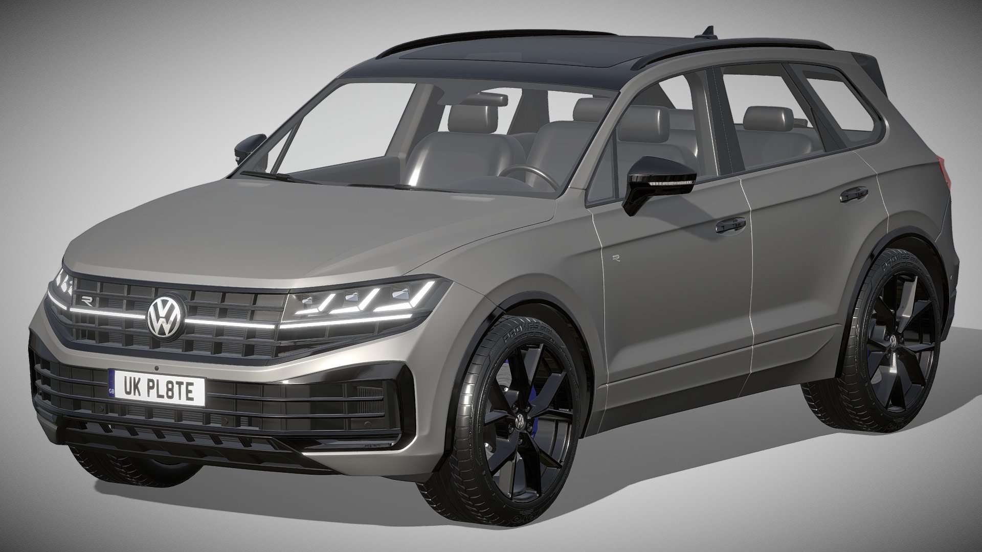 Volkswagen Touareg R eHybrid 2024

https://www.volkswagen.de/de/modelle.html/app/der-neue-touareg.app

Clean geometry Light weight model, yet completely detailed for HI-Res renders. Use for movies, Advertisements or games

Corona render and materials

All textures include in *.rar files

Lighting setup is not included in the file! - Volkswagen Touareg R eHybrid 2024 - Buy Royalty Free 3D model by zifir3d 3d model