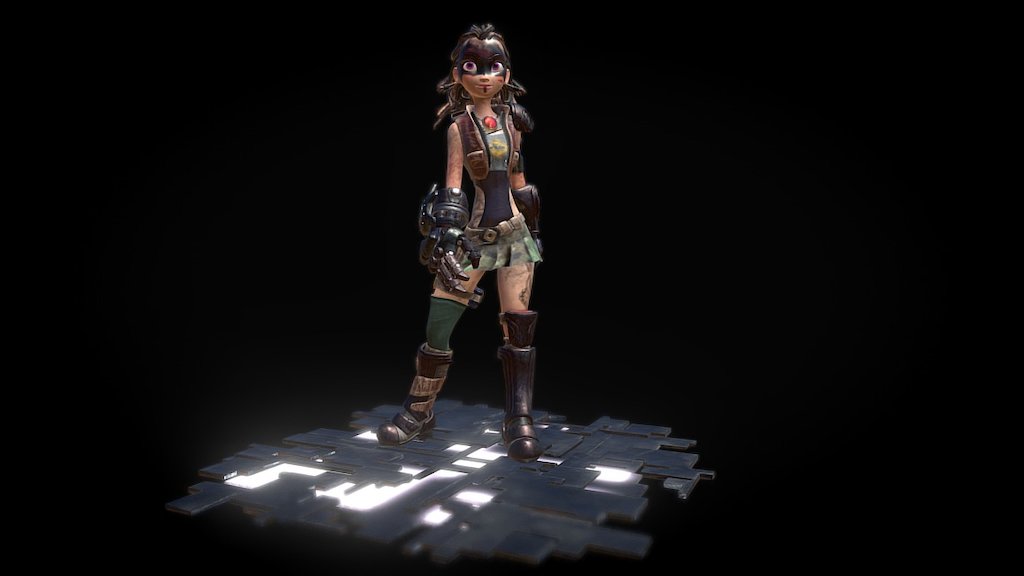I had a lot of fun making this character. Hope you like it and please feel free to comment or give some feed back 3d model