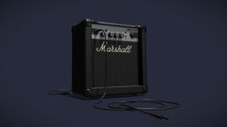 Marshall Amp music, guitare, designer, props, substancepainter, substance, painter