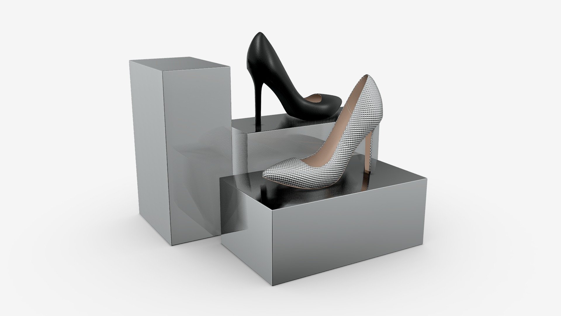 Store Mirror Shoe Display Stand - Buy Royalty Free 3D model by HQ3DMOD (@AivisAstics) 3d model