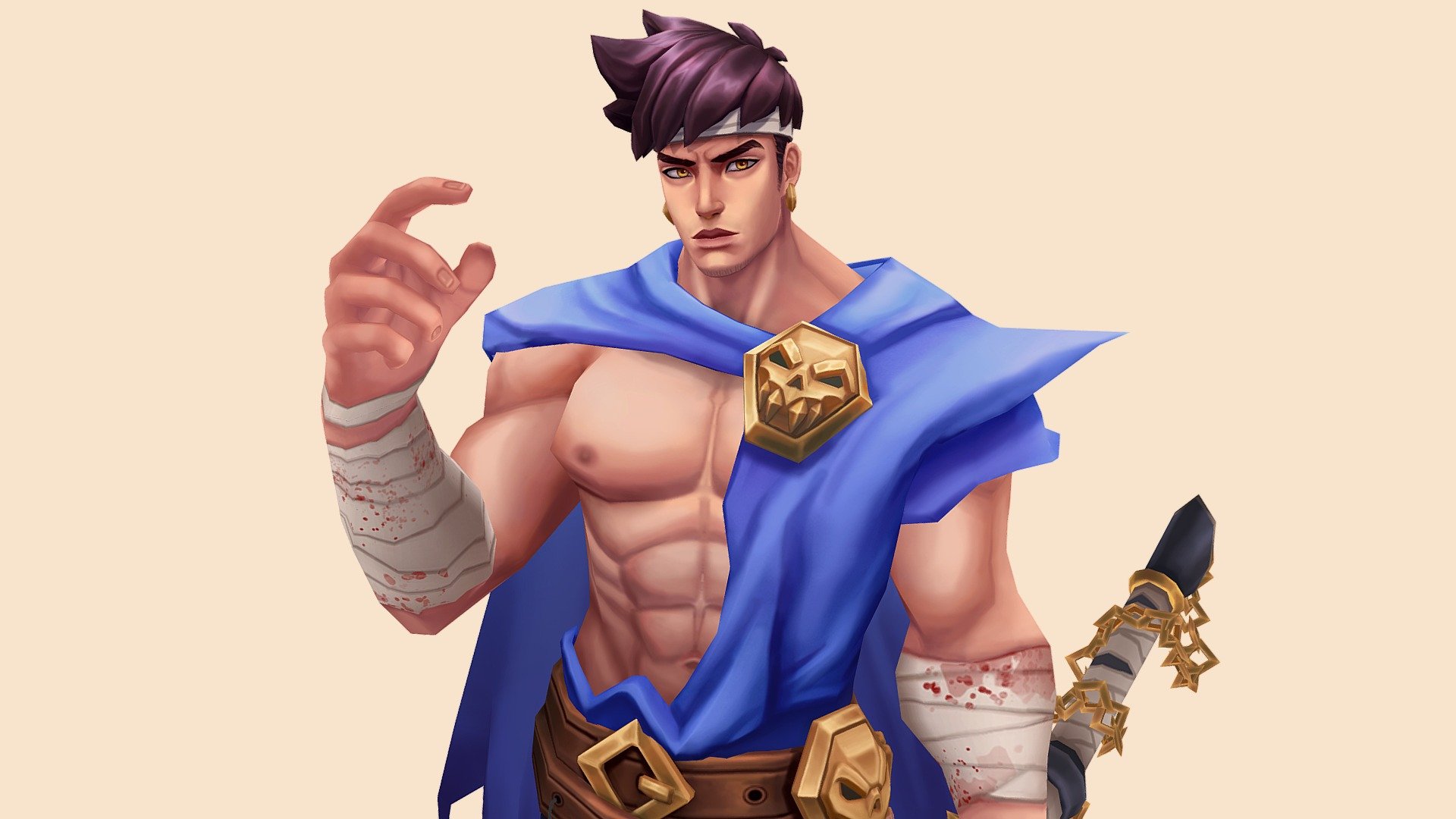 Another handpainted character that I've worked on!
Concept by Jaryn Chan! https://www.artstation.com/artwork/3q5xvD - Jian the Berserker - 3D model by Andrea (@And101) 3d model