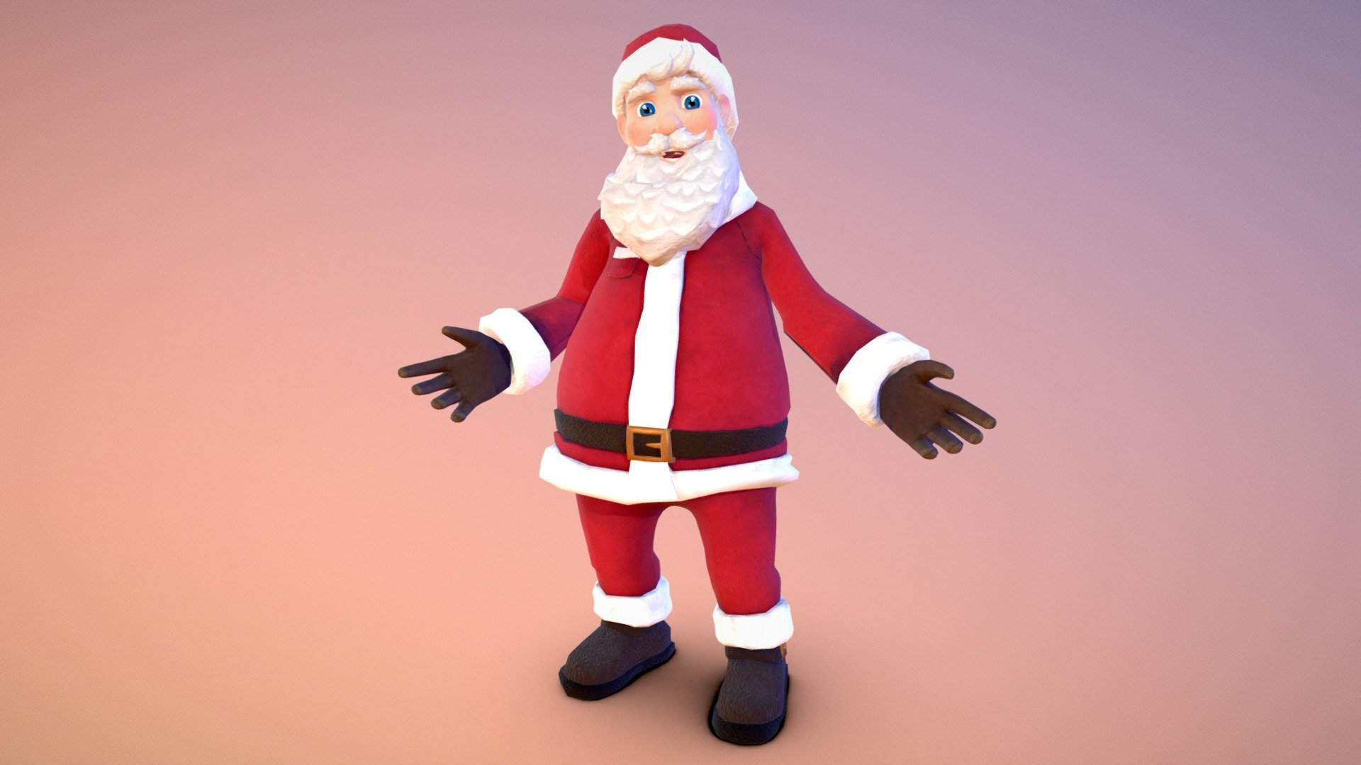 Santa claus 
Cartoon stylized, Low poly
Modeled with Maya
Textures made with Substance Painter - Santa Claus - Low poly stylized - 3D model by Melissa Descubes (@Melissadescubes) 3d model