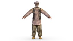 LowPoly Man Old Afghan Soldier body, armor, armour, assassin, armored, warrior, fighter, soldier, people, hunter, army, security, killer, pants, infantry, armory, shoes, scout, unit, important, head, ussr, sniper, terrorist, personage, belt, men, solder, mercenary, trousers, afghan, knight-armor, khaki, character, man, military, male, person, guy, "bodyarmor", "bulletproofvest", "machinegunner"
