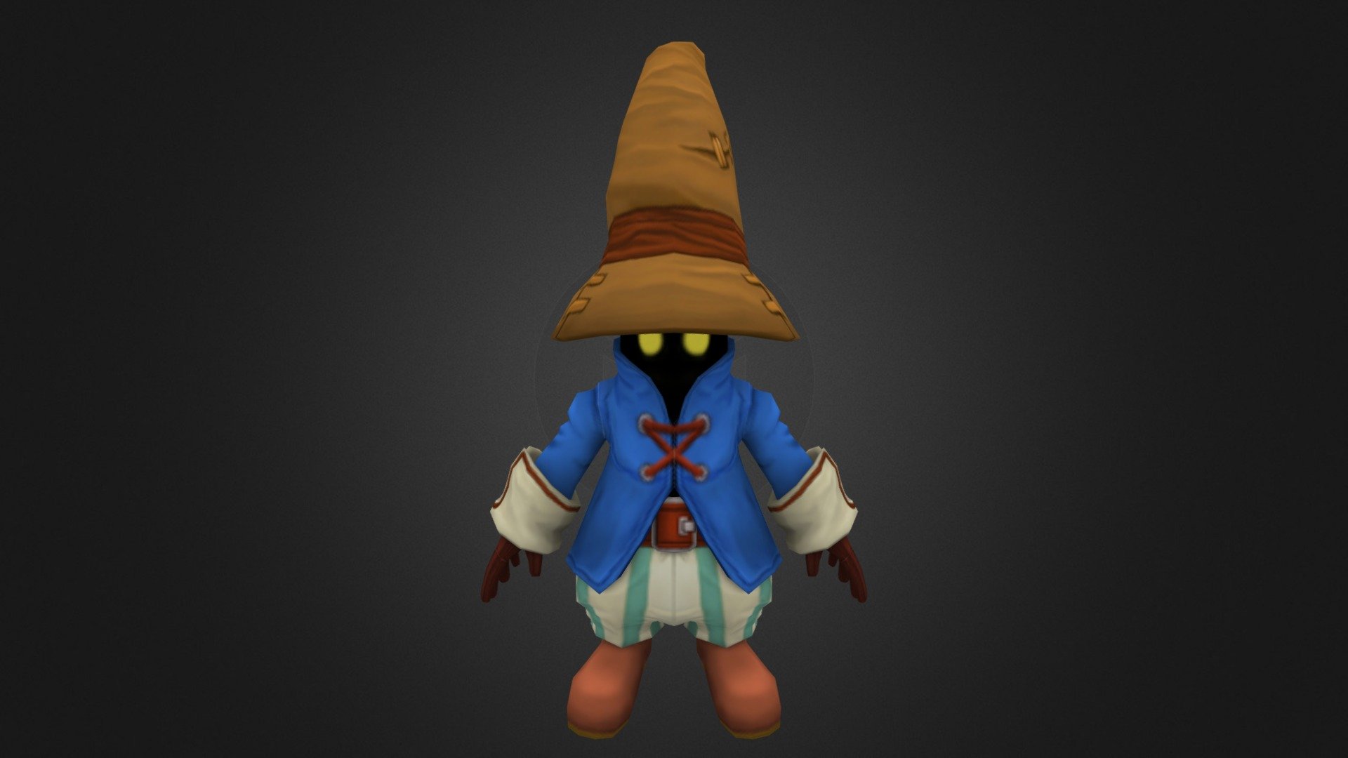 Fan Art of Vivi Ornitier from Final Fantasy IX

2,992 Tris
Diffuse texture: 512x512

Modeled in 3DS Max, Textured in 3D Coat and Photoshop 3d model