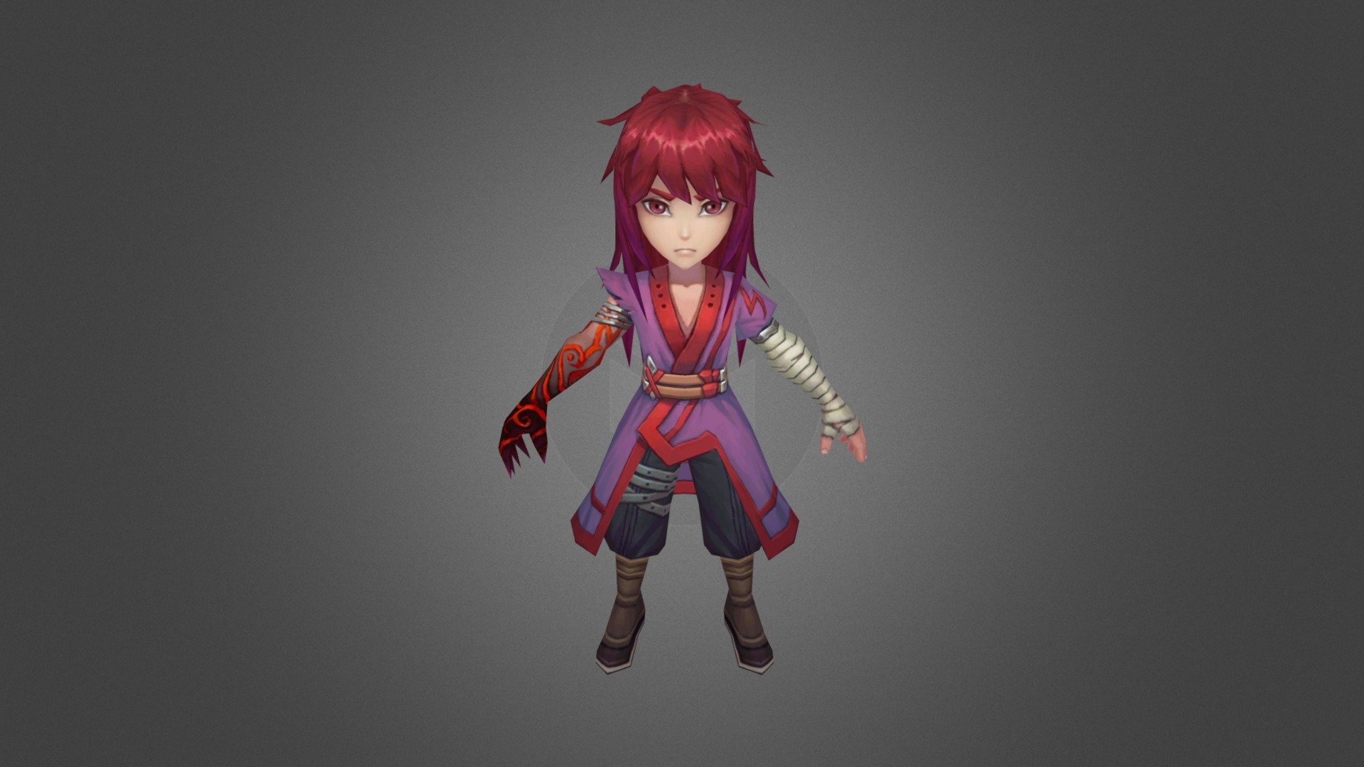 Download Chibi Demon Man 3D Model. You can use this model in real-time rendering, video games, cartoons, anime, and other CG arts.

Hope you like this model :)

For the list of full chibi characters pack, please take a look at https://cg-moon.com/product-tag/chibi/ - Chibi Demon Man 3D Model - Download Free 3D model by CG-Moon 3d model