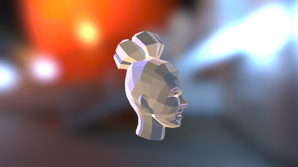 Quick Low-poly model of Katy Perry's head I did for album art for the remix I made of Firework! Listen here: https://soundcloud.com/roryriggins/firework-big-rig-remix - Katy Perry - 3D model by roryriggins 3d model