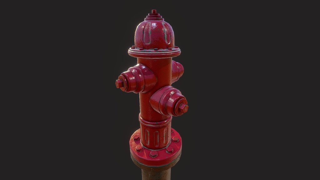 Wanted to experiment with other assets besides instruments since I ran into sort of an artist block with a violin. Here's a fire hydrant in full PBR beauty for games! - Fire Hydrant Asset - Buy Royalty Free 3D model by maddhattpatt (@maddhatt) 3d model