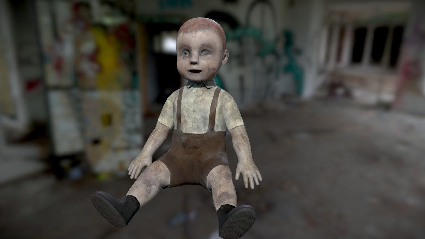 Haunted Baby Doll (aged) - 3D model by Sergi Nicolas (@snicolast) 3d model