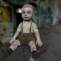 Haunted Baby Doll (aged) baby, doll, substancepainter, substance