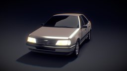 1994 Peugeot 405 GLX (facelift version) france, peugeot, game-ready, game-asset, pininfarina, game, vehicle, car
