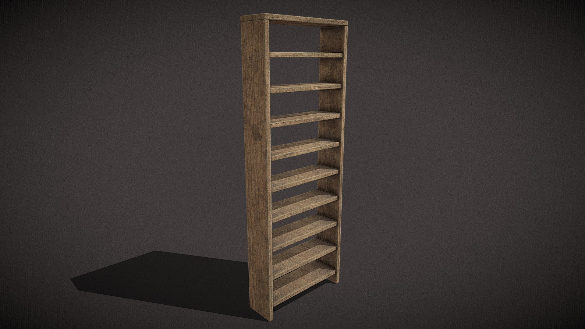 Shelves Stand 3D Model - PBR Textures Available i - Shelves_Stand_FBX - Download Free 3D model by GetDeadEntertainment 3d model