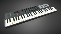 Four octave MIDI Keyboard midi, audio, synthesizer, daw, piano, keyboard