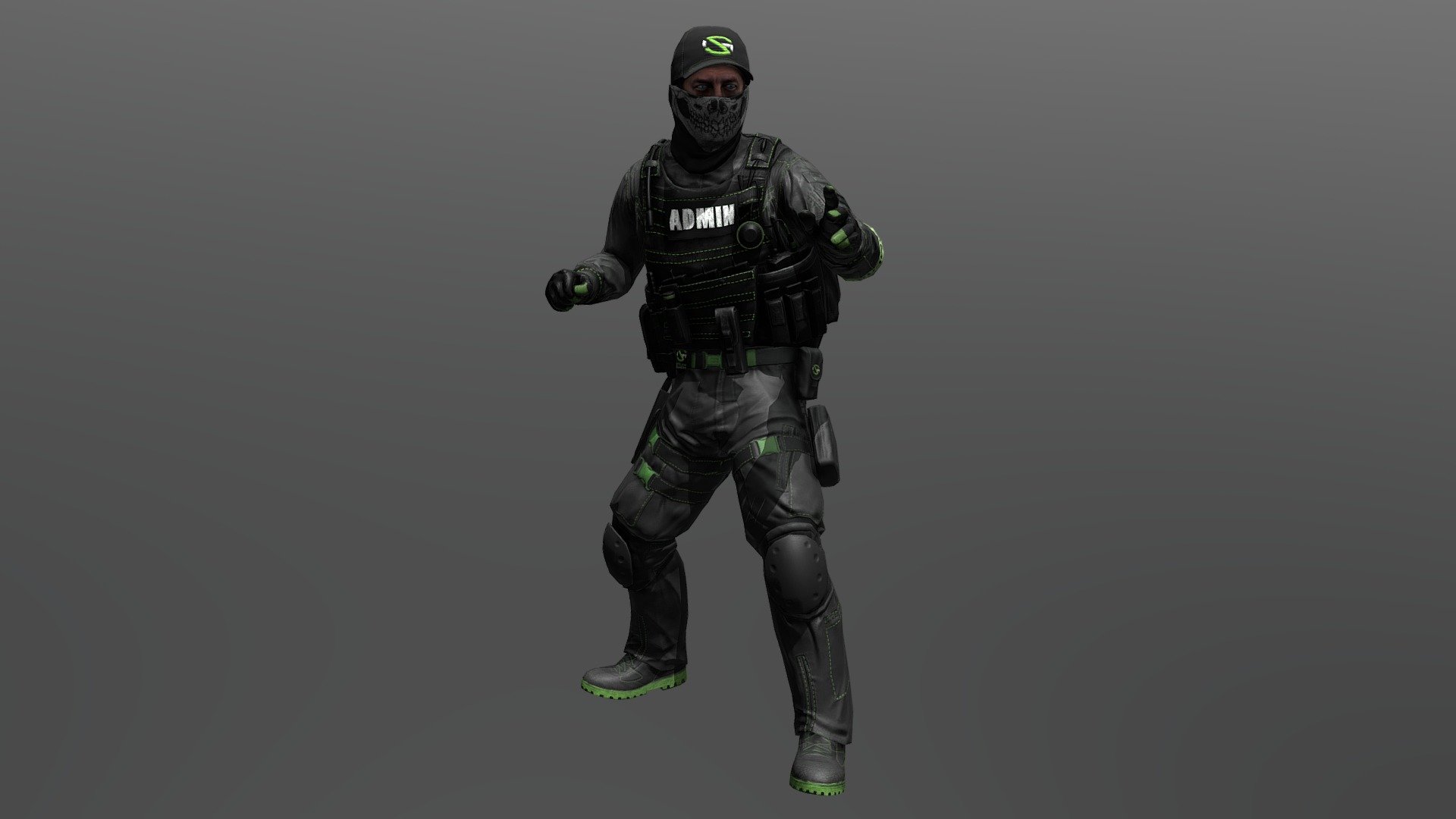 Counter-Terrorist model available only to our Server Administrators 3d model