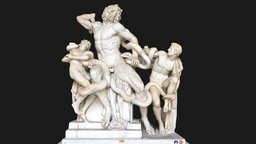 Laocoön and His Sons rome, roma, museums, vatican, sons, photogrammetry