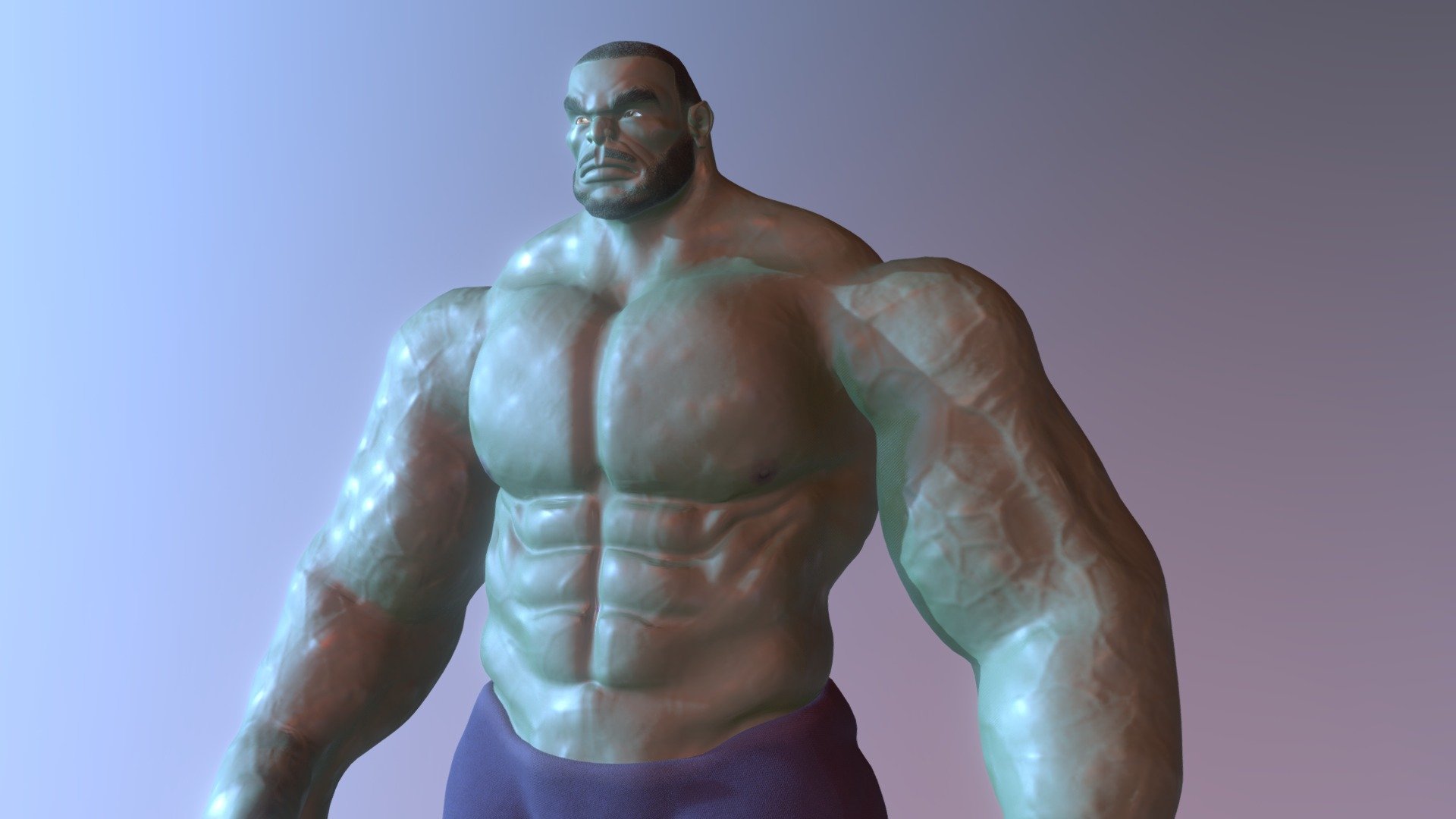 3D model of &ldquo;Hulk