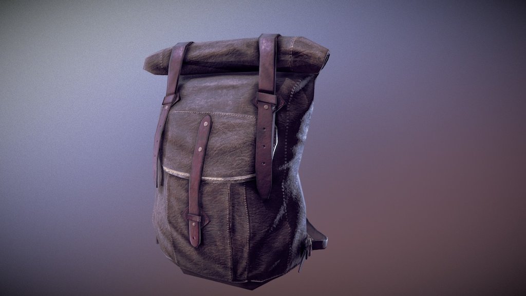 Tried to make a realistic-looking backpack that was lowpoly enough to work as a game asset. 

Modelled in Maya, sculped in Mudbox and textured in Substance Painter 3d model