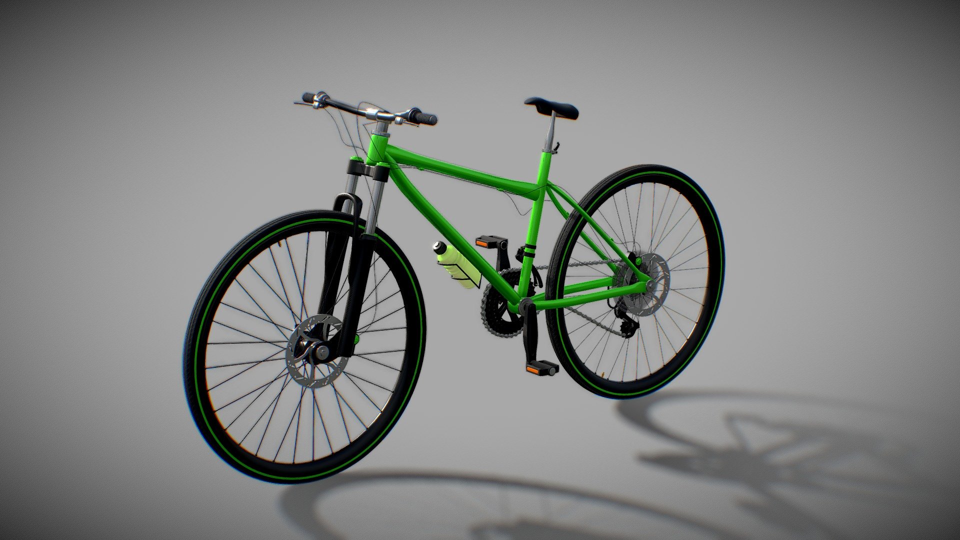sports bicycle - 3D model by ravijtanchal 3d model